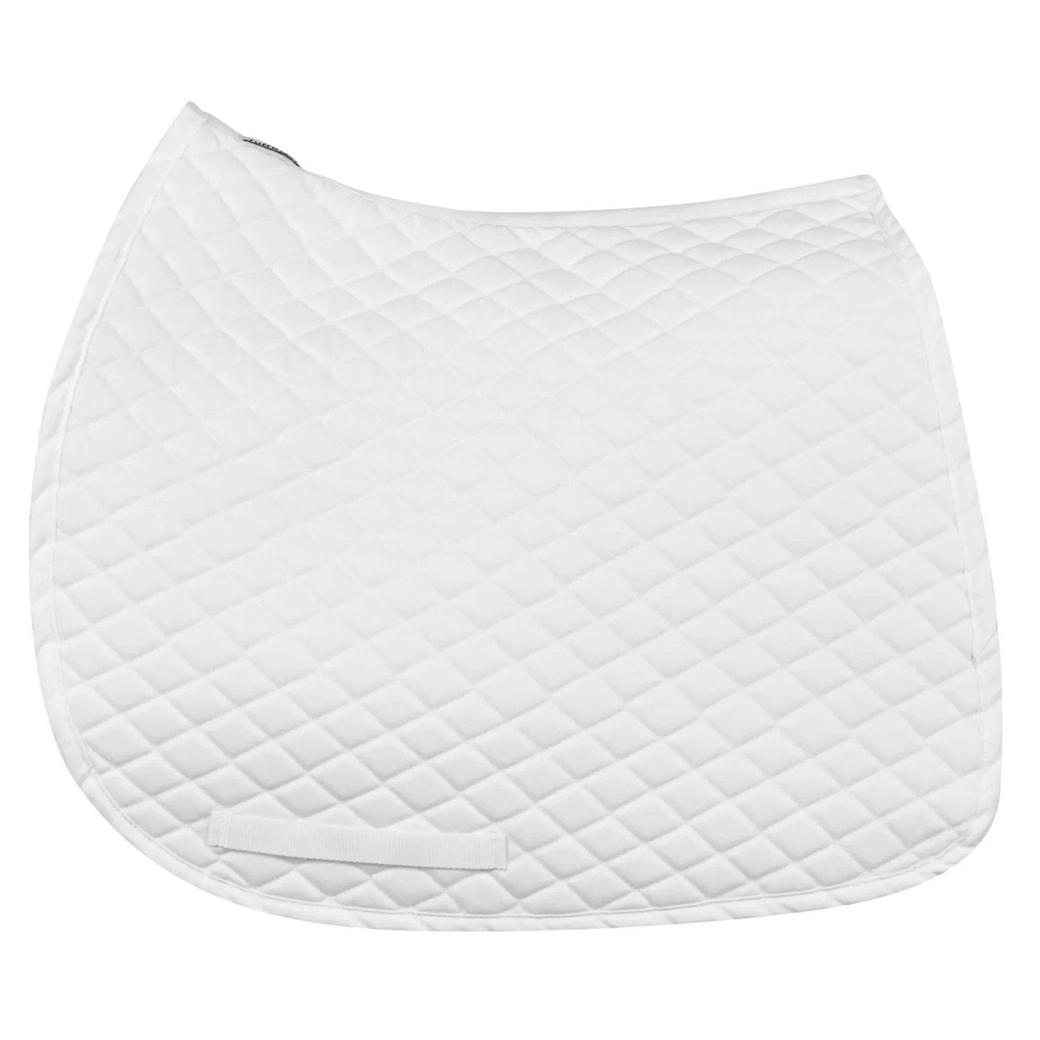 TuffRider Basic dressuurdekje wit ruitquilt katoen