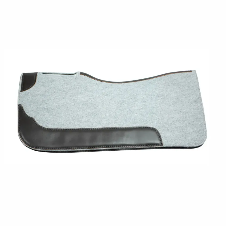 TuffRider western viltpad Grijs 32x32 24mm dik