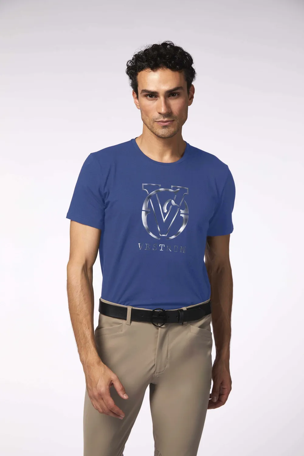 Vestrum Lobos heren t-shirt zwart stretchkatoen