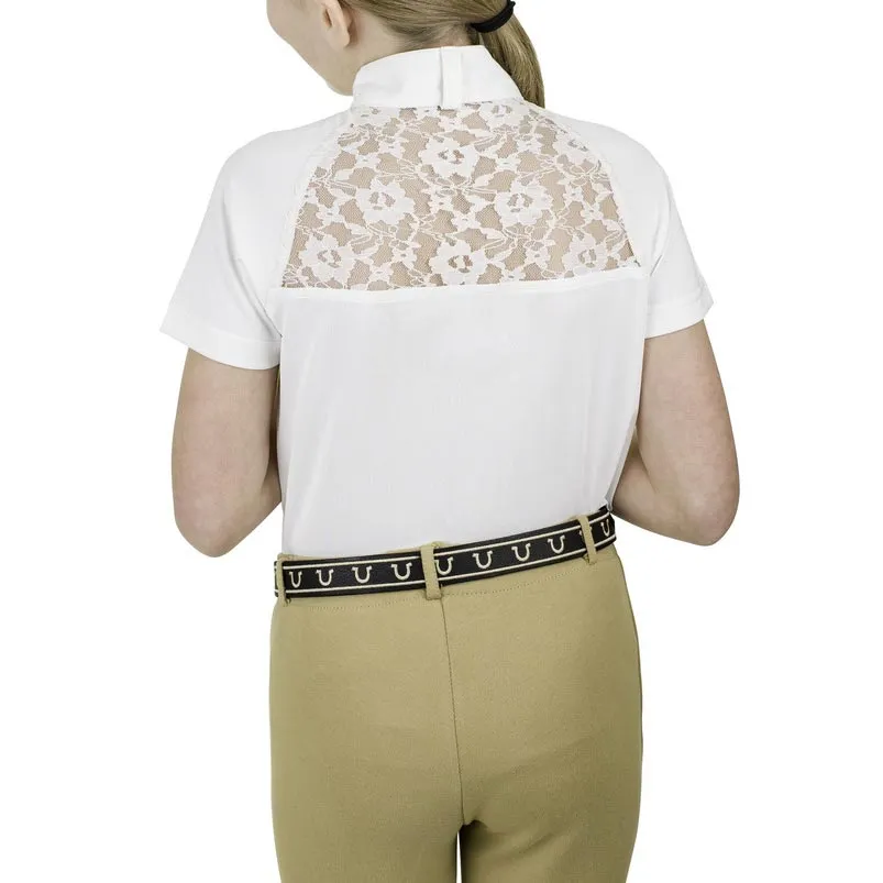 Equine Couture Magda wedstrijdshirt wit kind