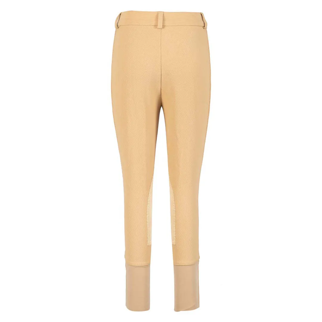 TuffRider Ribb Knee Patch kinder rijbroek zwart
