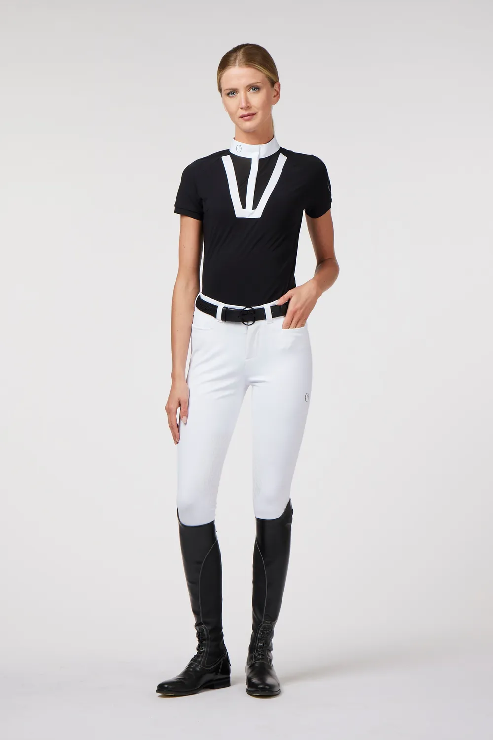 Vestrum Albenga wedstrijdshirt dames korte mouw wit UV