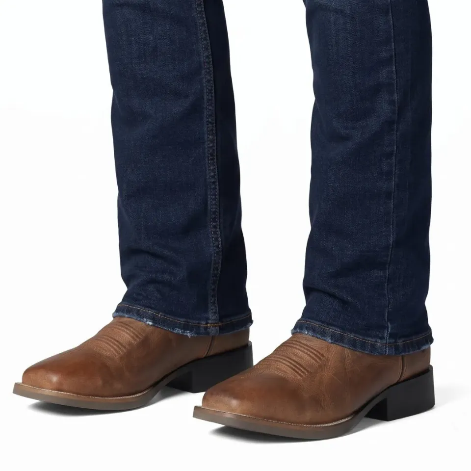 TuffRider Wyatt westernlaars heren bruin vollnerf leer