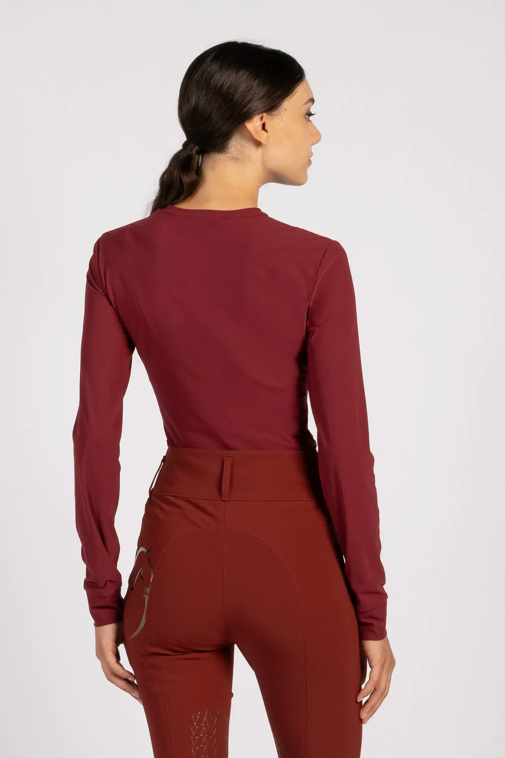 Vestrum Namur trainingsshirt dames brick red ademend