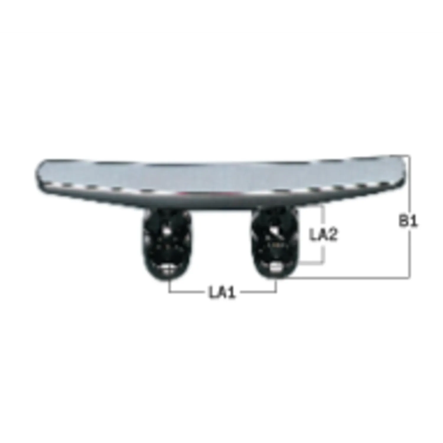 Herm Sprenger Belegklamp RVS 4-Gaats 125 mm