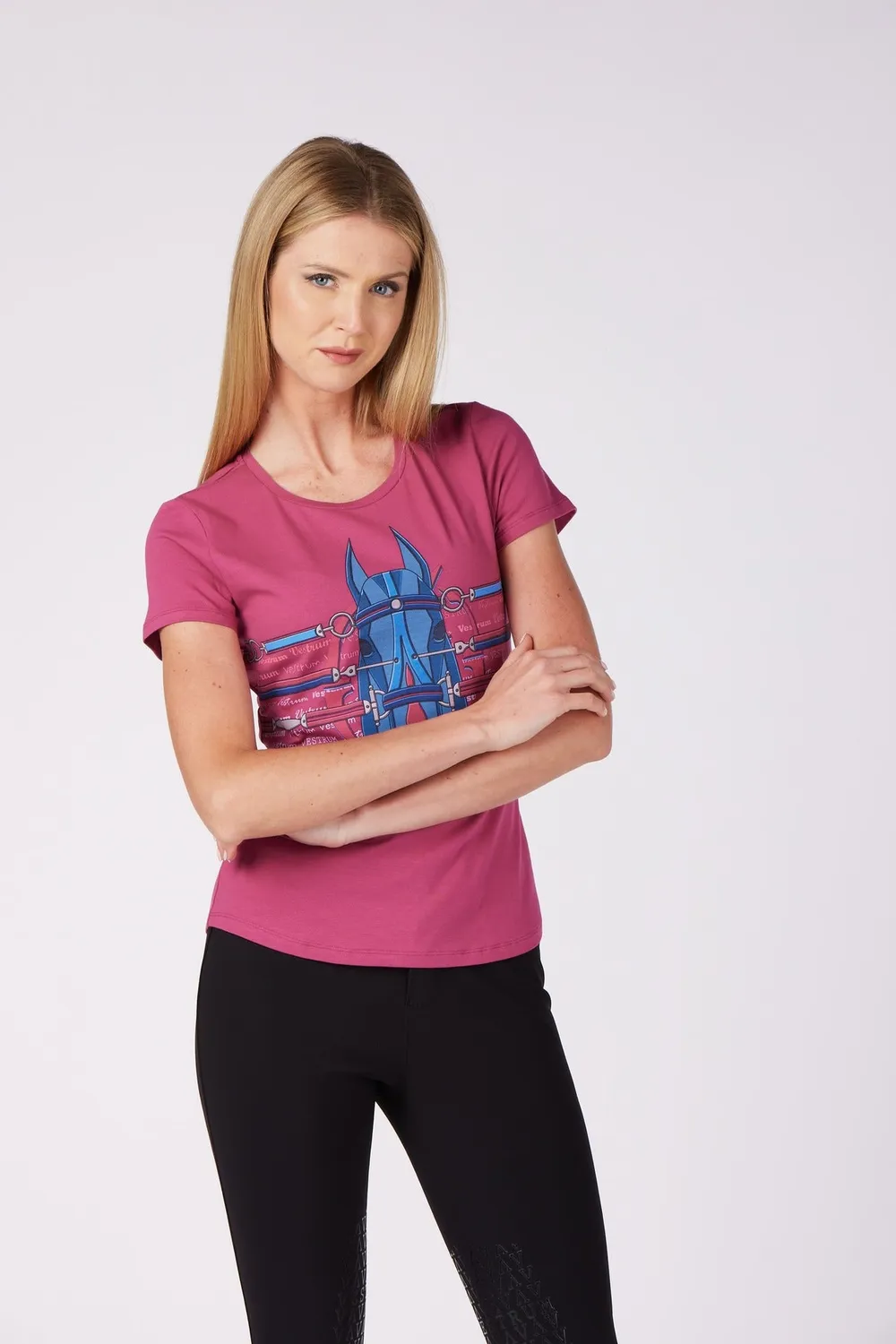Vestrum Madeira damesshirt katoen stretch met print