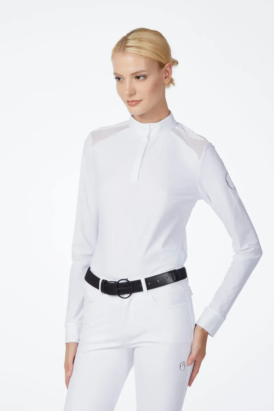Vestrum Moers wedstrijd blouse dames mesh popeline