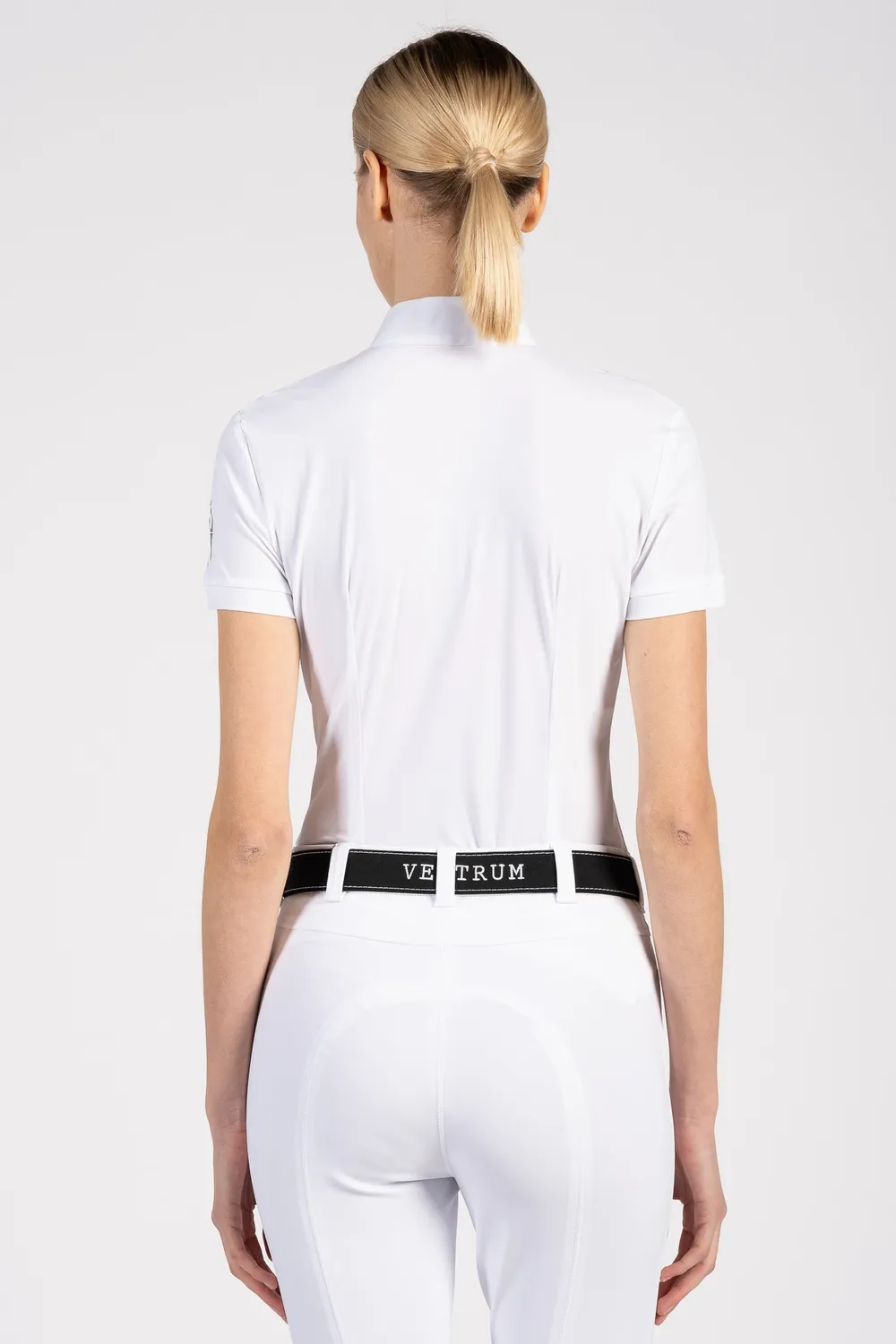 Vestrum Cesena wedstrijdshirt dames wit contrast kraag