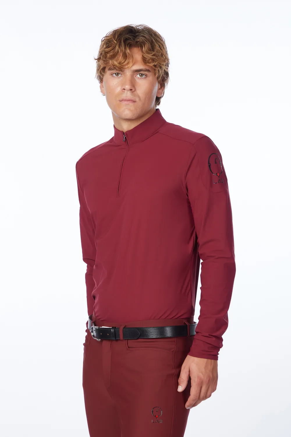 Vestrum Alkes heren trainingsshirt robijnrood