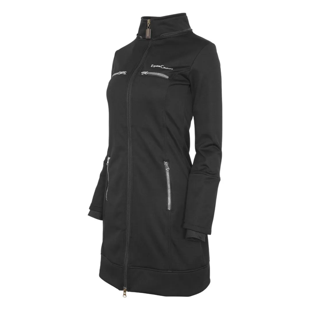Equine Couture Noelle lange winterjas zwart