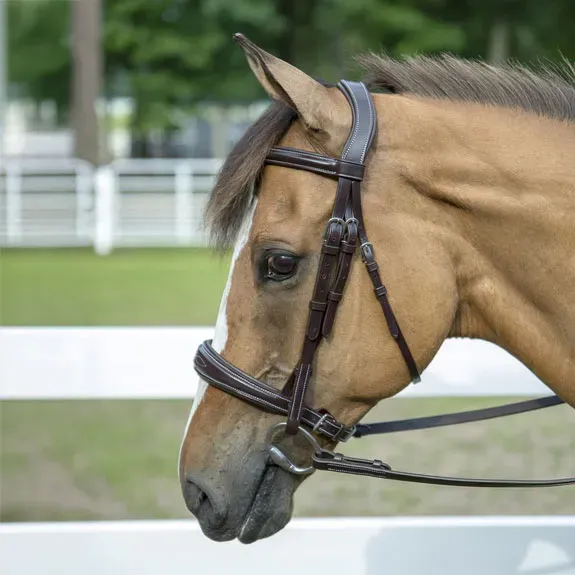Henri de Rivel Pro Mono-Crown hoofdstel Havana Cob
