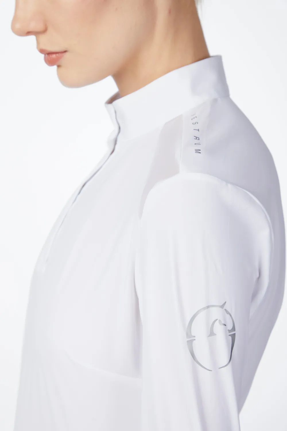 Vestrum Moers wedstrijdshirt wit dames lange mouw