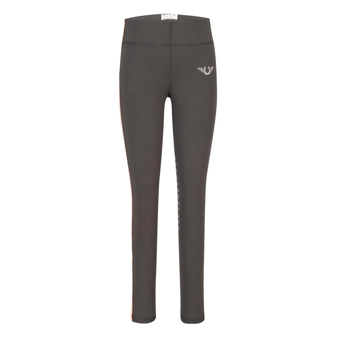 TuffRider Ventilated rijlegging Kinders Charcoal
