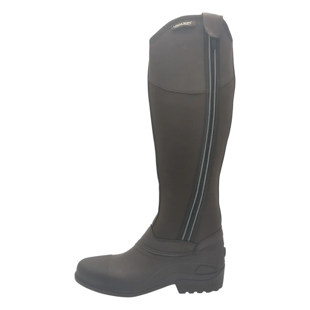 TuffRider Side Zip winterrijlaarzen bruin waterdicht
