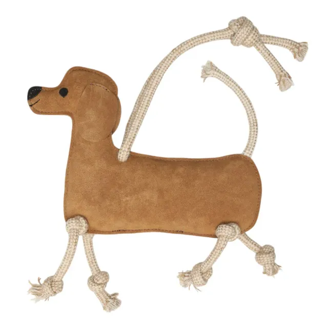 TuffRider Wiener Dog stal speelgoed paard buff suède
