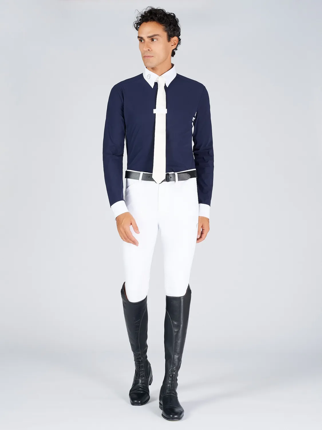 Vestrum Tenno wedstrijdshirt lange mouw heren 3-knoops