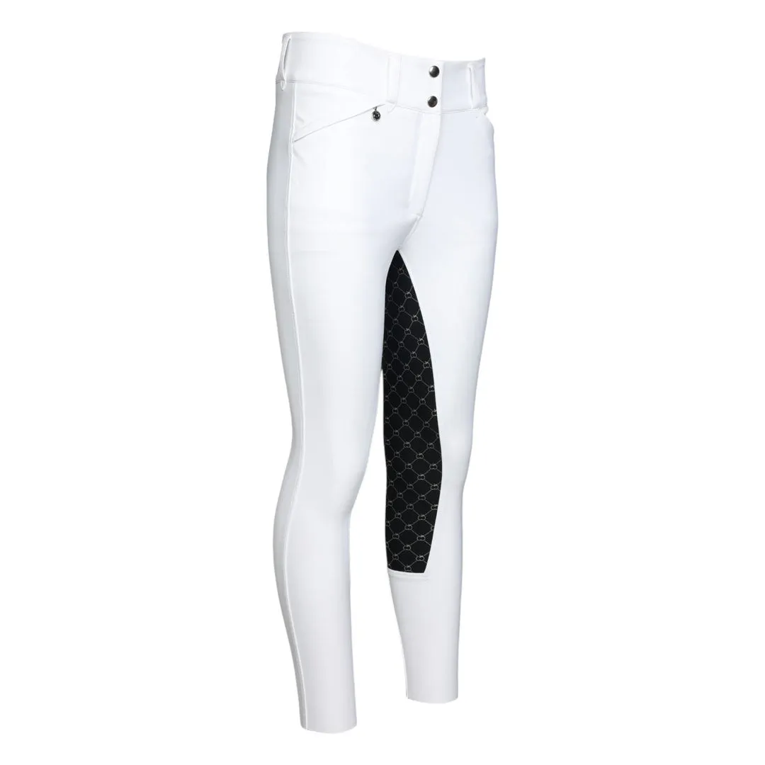Dapplebay Sport Dressuur rijbroek wit full seat