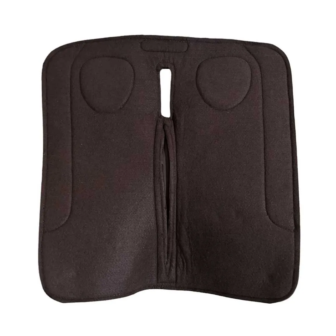 TuffRider Zenith Ease western zadelpad bruin 81x81 vilt