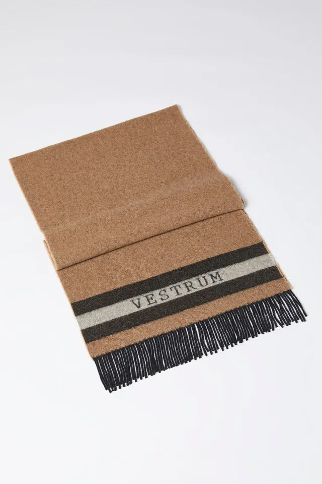 Vestrum Predaia sjaal cashmere met franjes