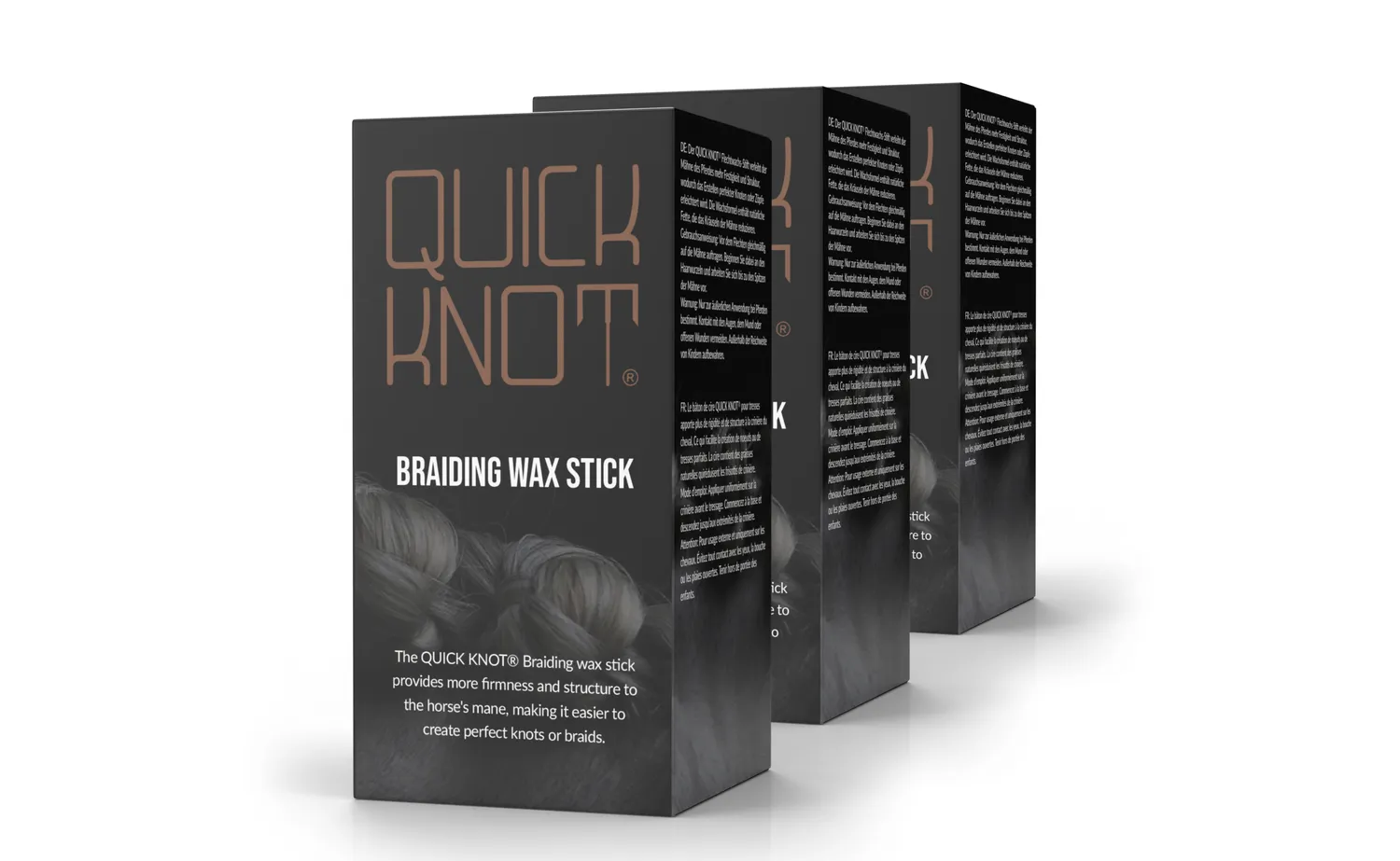 Quick Knot Braiding Wax 3-pack vlechtwax manen 3 sticks