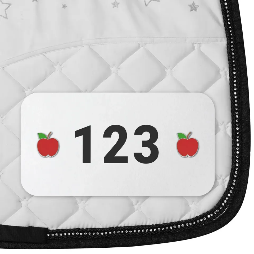 Dapplebay Horse Show Number Pins startnummer pins Apple