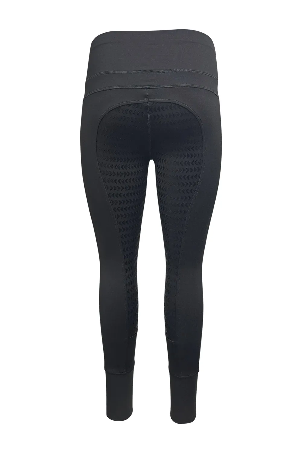 TuffRider Marathon Full Seat rijtight charcoal siliconen