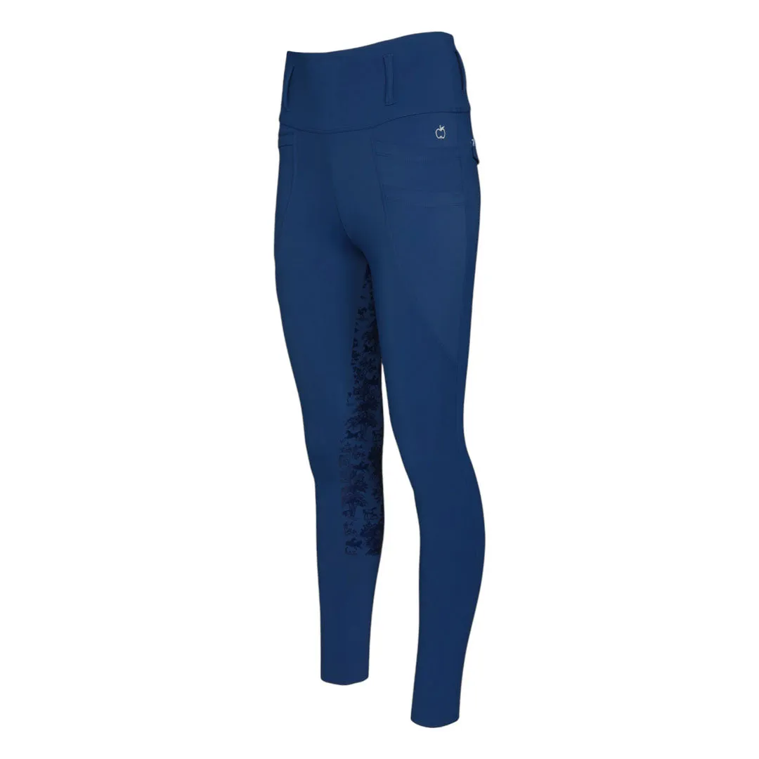 Dapplebay Equestrian Toile rijlegging navy grip