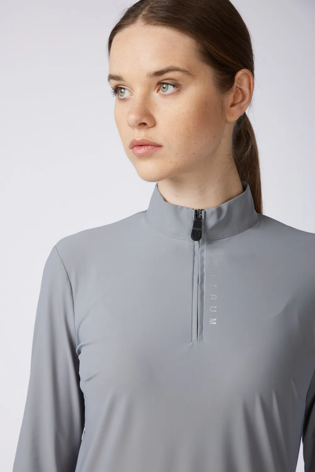 Vestrum Seattle Trainingstop Dames Steel Grey Half-Rits