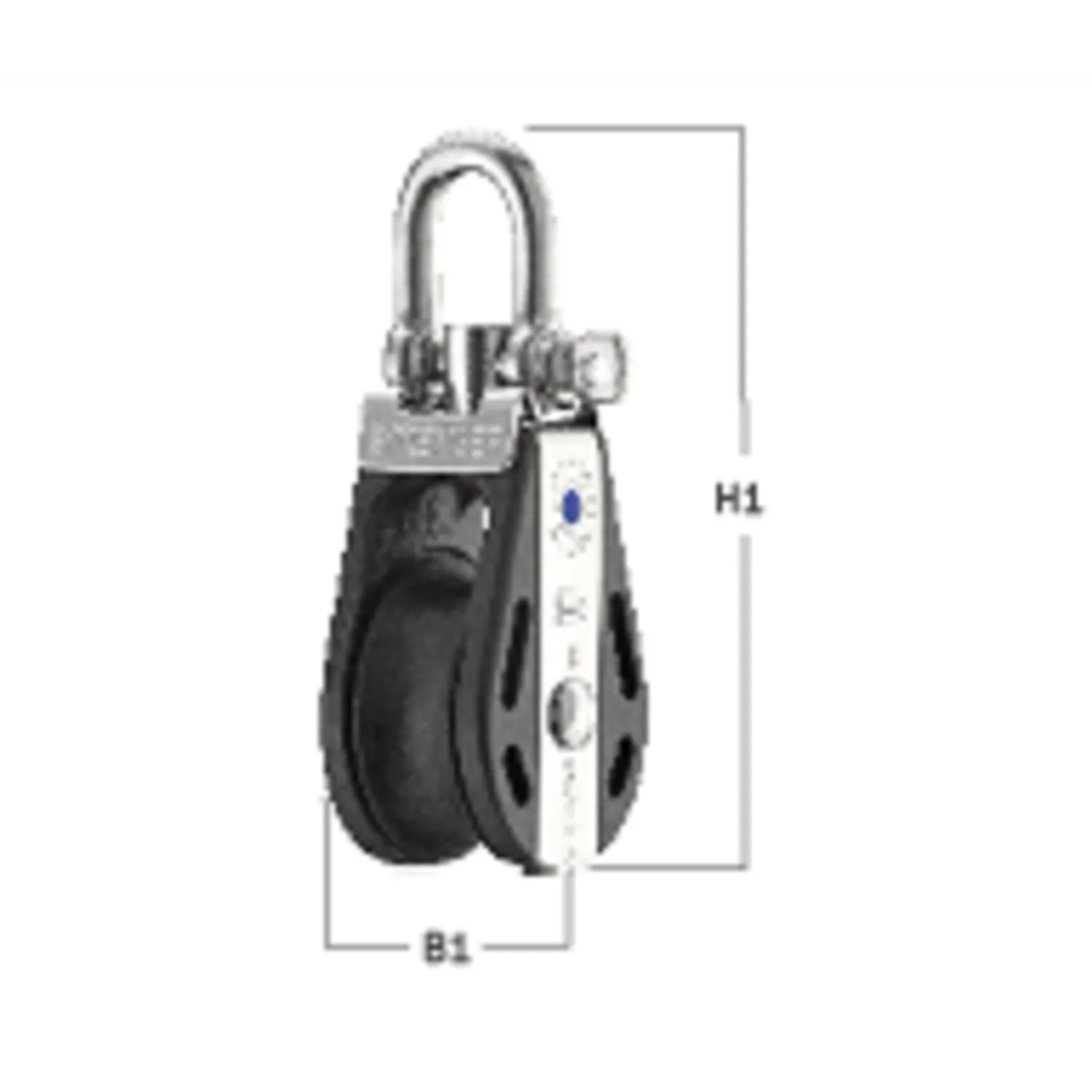 Herm Sprenger S-Block 8 mm blok glijlager RVS