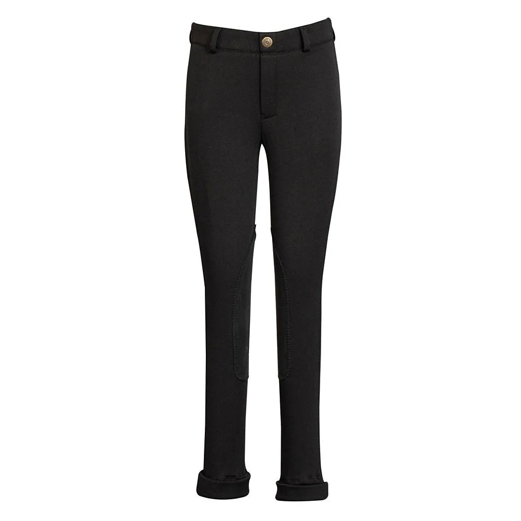 TuffRider Unicorn Unifleece rijbroek kind zwart winter