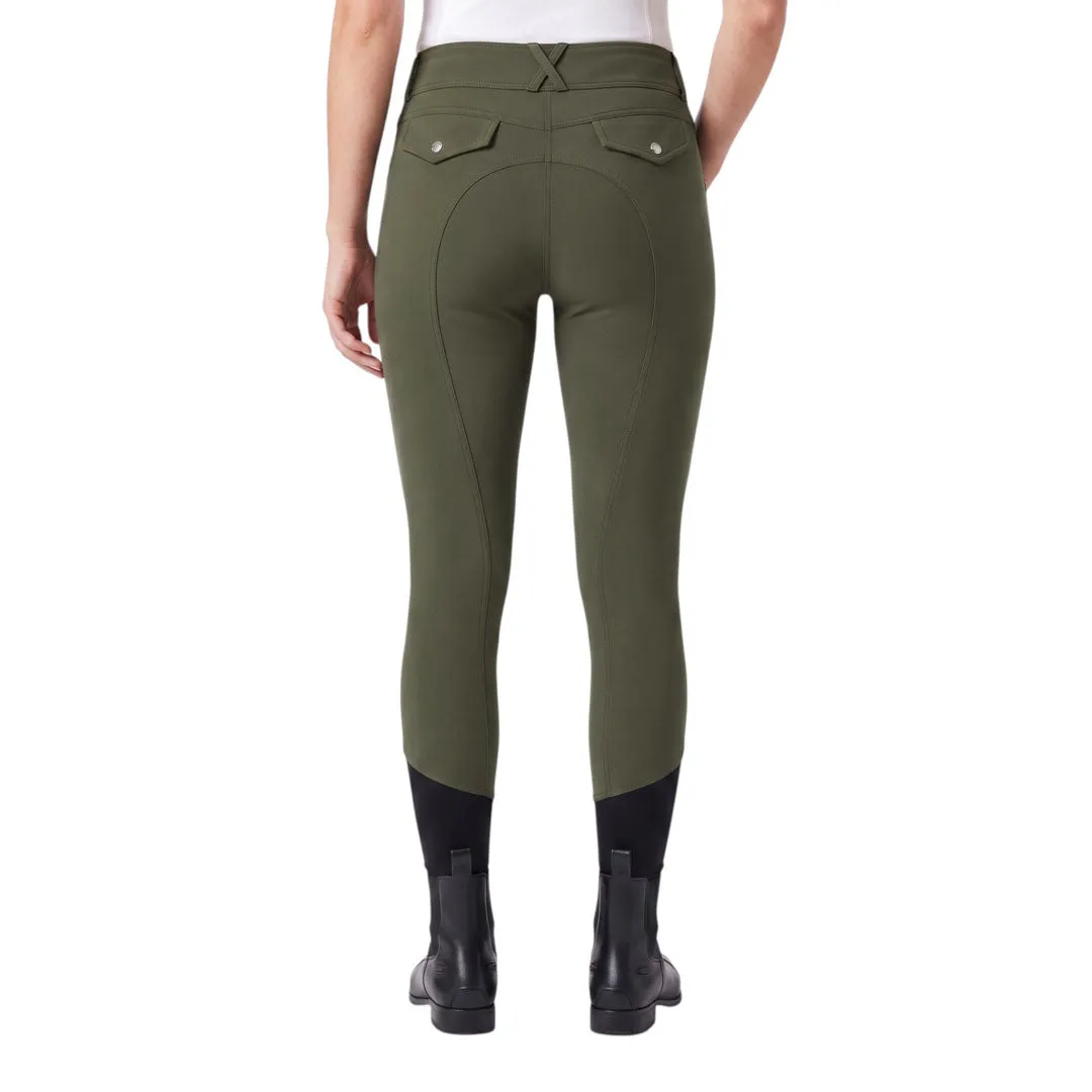 Equine Couture Dalton Tech Nova rijbroek kniepads charcoal