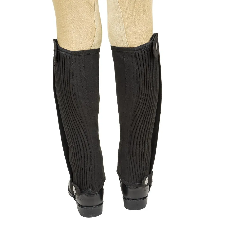 Lettia Suede half chaps kinderen Zwart maat 12 suède