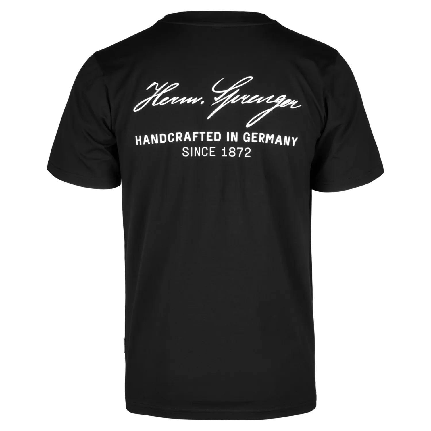 HS Sprenger Signature T-shirt heren zwart unisex