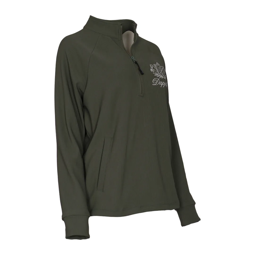 Dapplebay Signature Ribbed pullover trui rosemary geribd