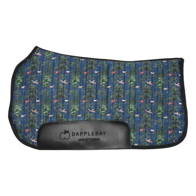 Dapplebay Autumn Toile western pad navy Full
