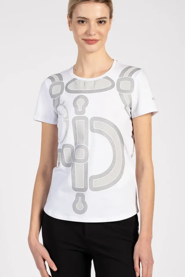 Vestrum Savannah dames T-shirt katoen bittenprint