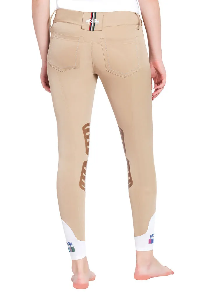 Equine Couture Darsy knee patch rijbroek wit