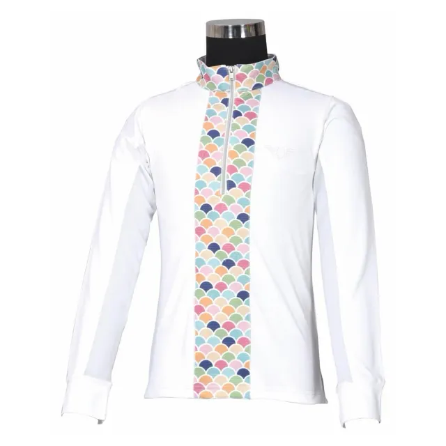 TuffRider Iris EquiCool rijshirt kids wit S