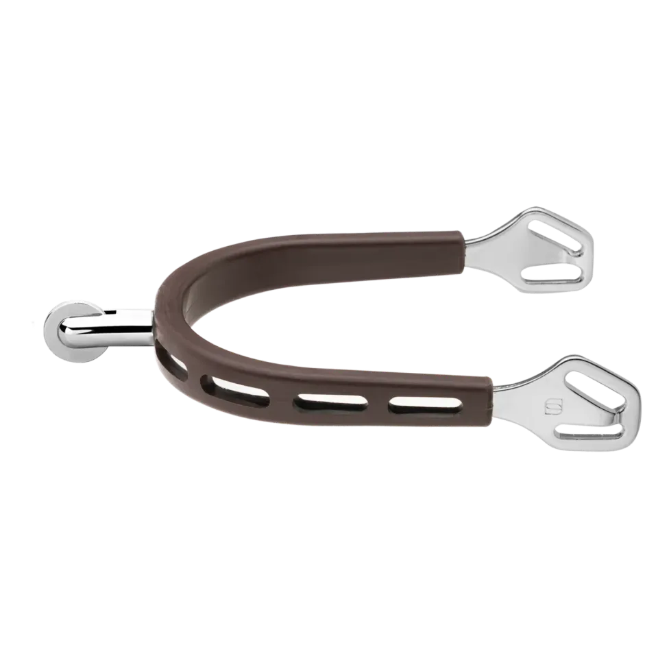 HS Sprenger ULTRA fit Brown Grip sporen 30 mm afgerond