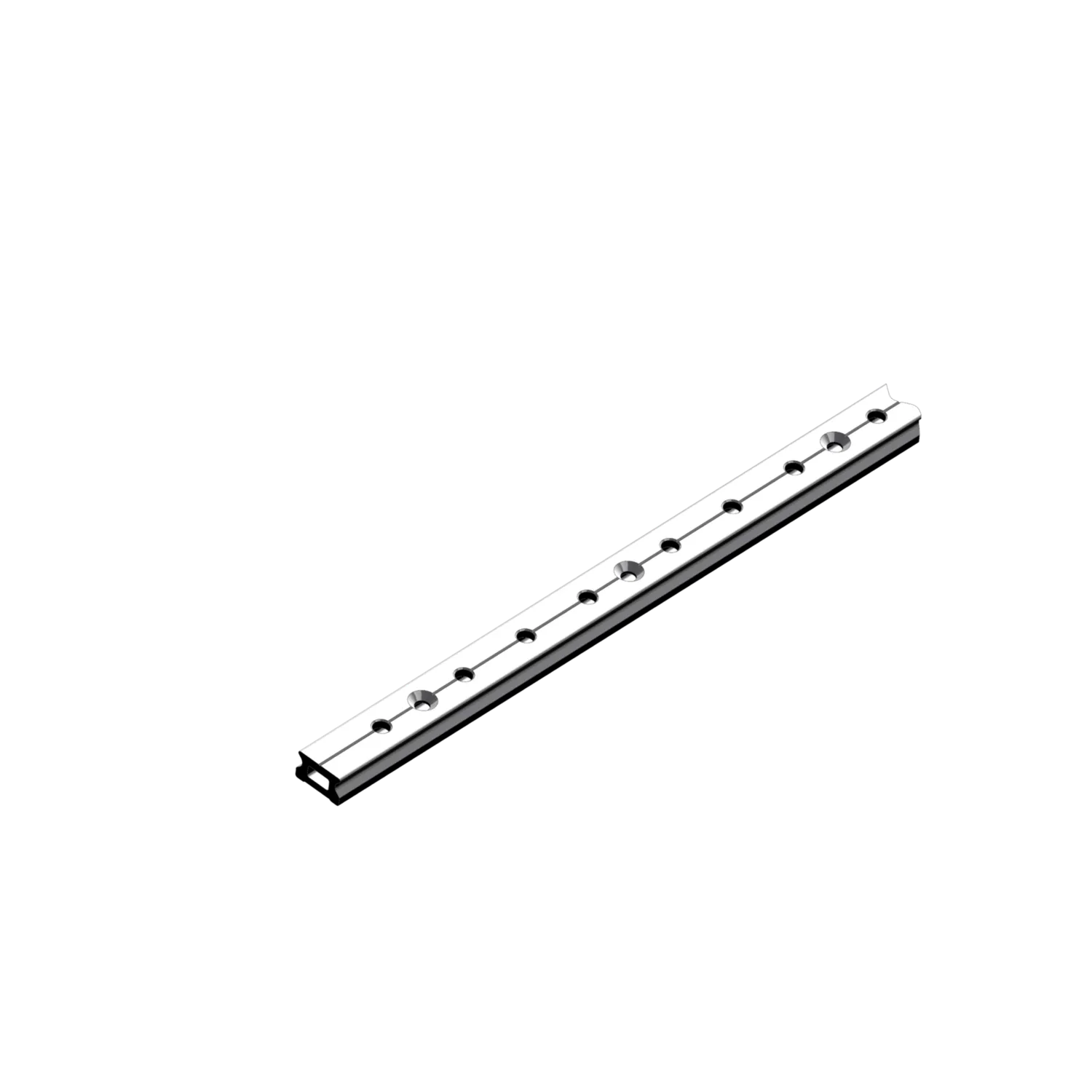HS Sprenger Traveller-Rail Plat met Stopgaten 150cm