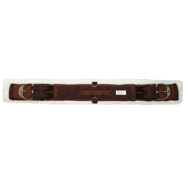 Lettia Western Memory Foam singel bruin elastisch