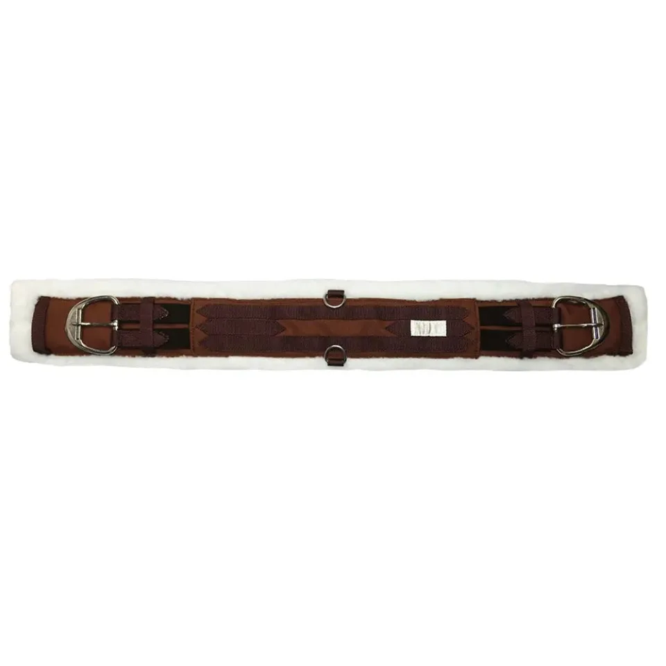 Lettia Western Memory Foam singel bruin elastisch