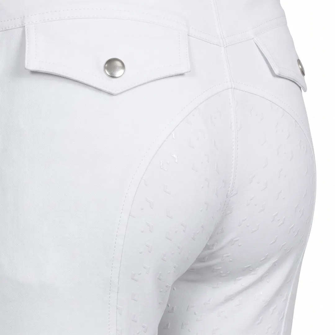 Equine Couture Dalton Tech Nova rijbroek wit full seat