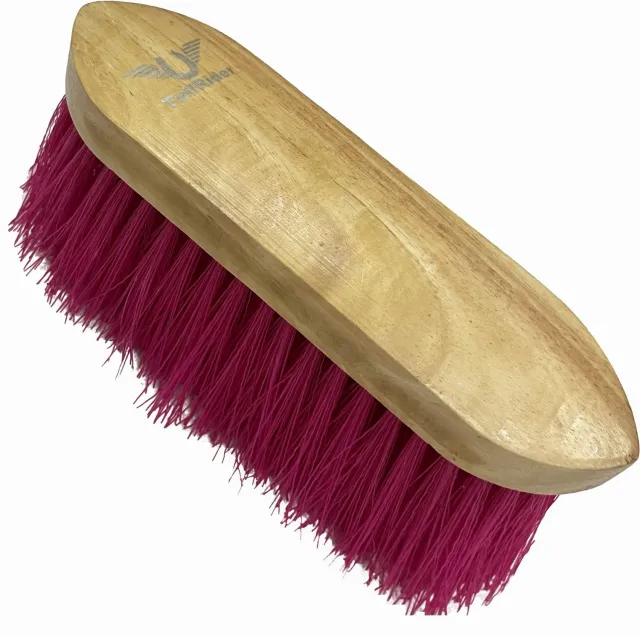 TuffRider Dandy Brush Long Hair rosborstel neonroze