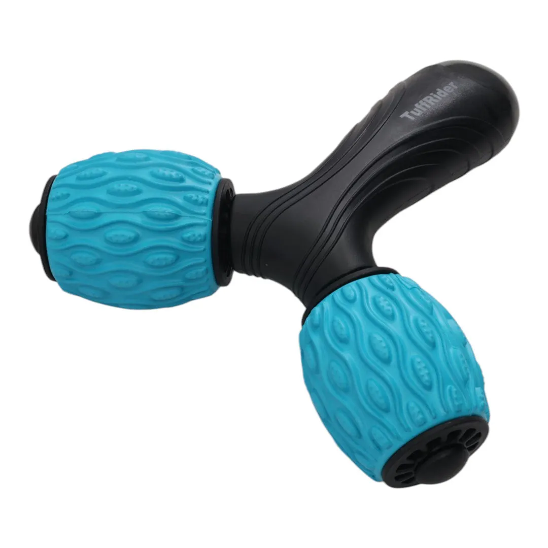 TuffRider Muscle Relief massage roller blauw dual