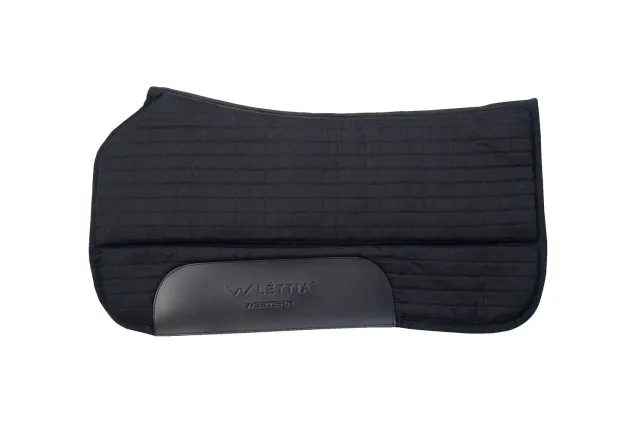 Lettia Coolmax western zadelpad zwart verkoelend