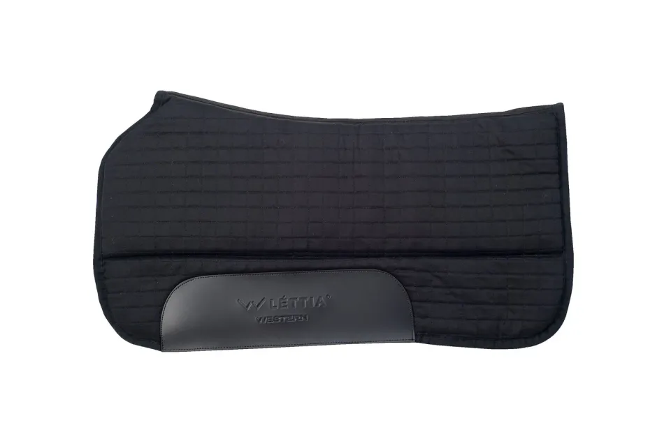 Lettia Coolmax western zadelpad zwart verkoelend