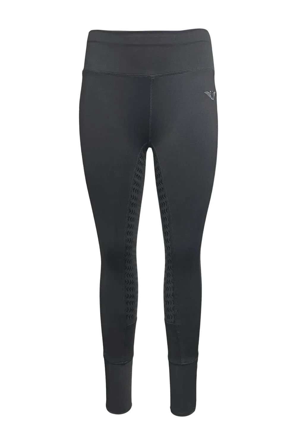 TuffRider Marathon Full Seat rijtight charcoal siliconen