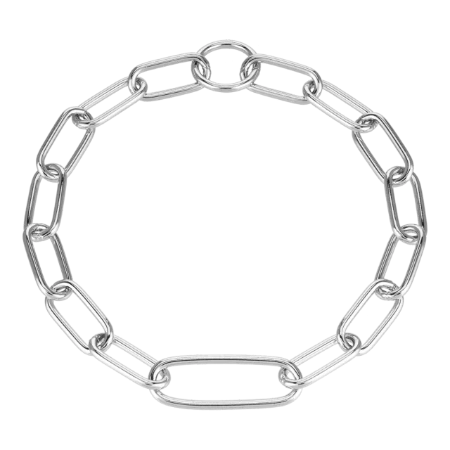 Herm Sprenger halsketting hond 4,0 mm verchroomd lang
