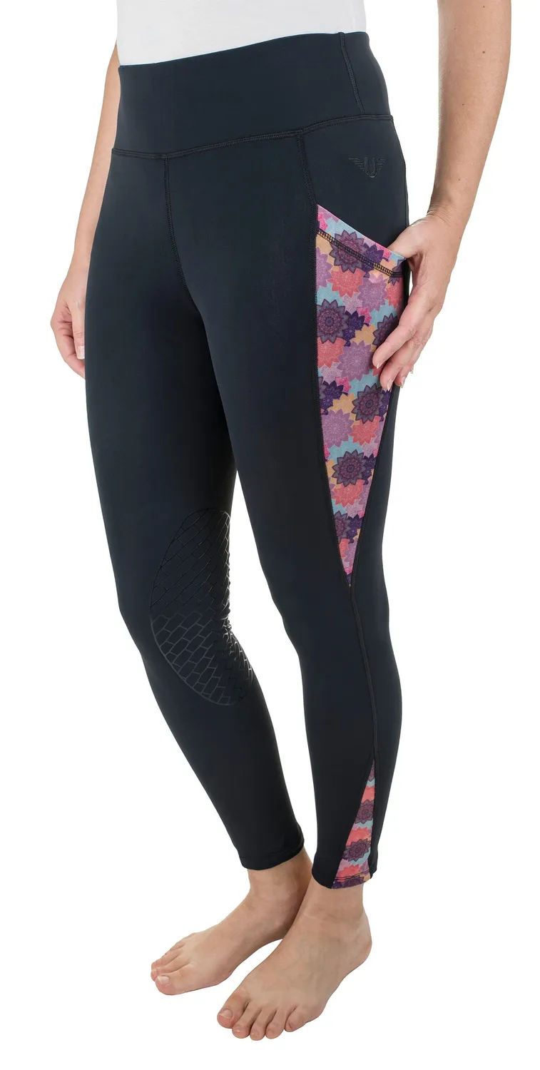 TuffRider Minerva 3 Season Printed rijlegging Watercolor kniezit